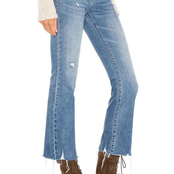 Pistola Lennon High Rise Crop Bootcut Jeans Zuma Wash Size 29 - Picture 2 of 9